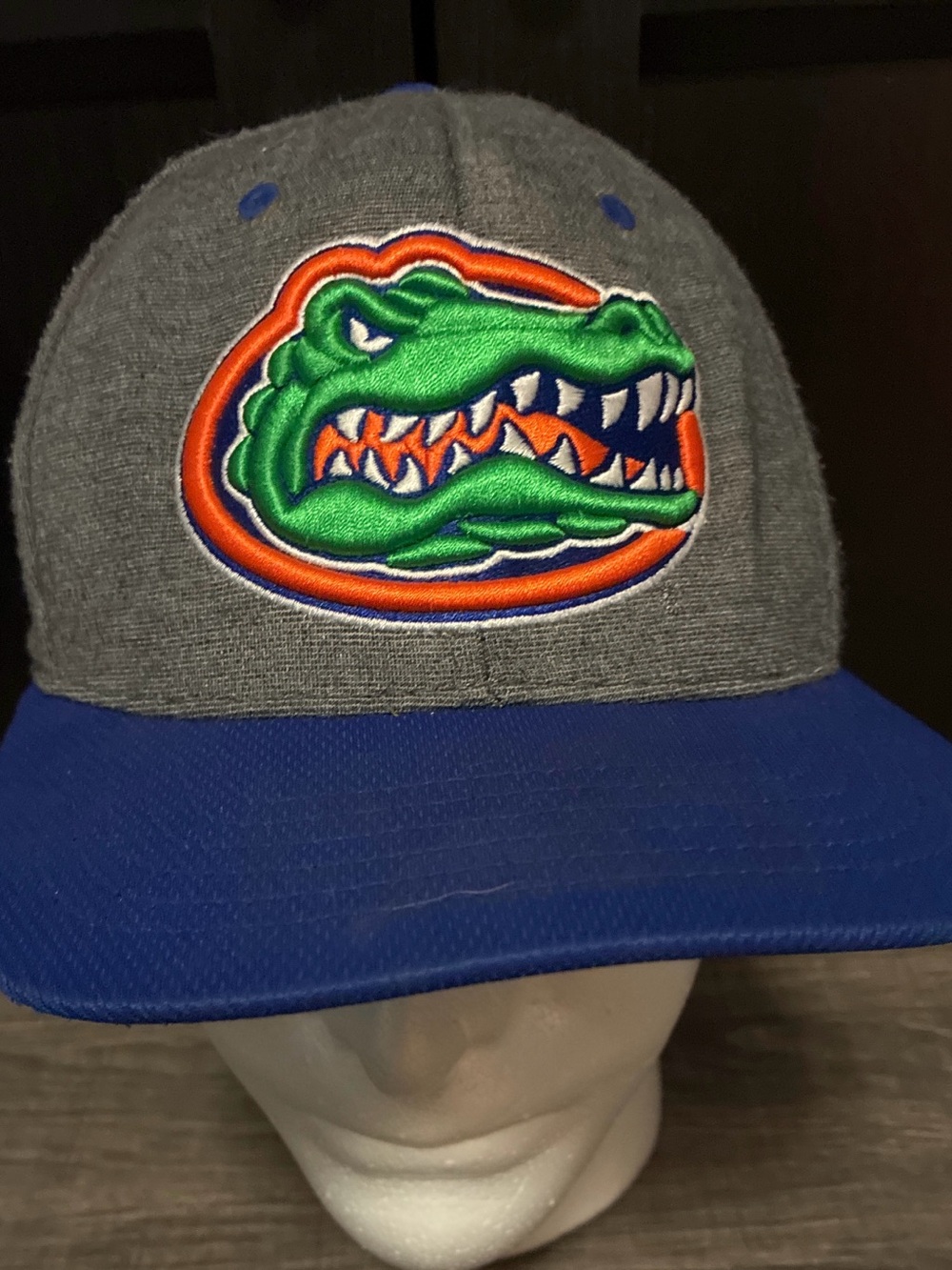 Top of the World Gray and Blue Florida Gators Snapback Hat
